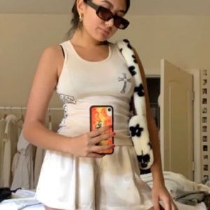 Chrome hearts “fuck you” tank top